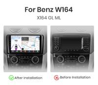 Junsun Tech Android 13 Radio para Mercedes Benz M-Class W164 GL-Class X164 ML GL de Coche con Chip Qualcomm de 8 Núcleos CarPlay Inalámbrico Autorradio Estéreo Pantalla HD Multimedia - details 2