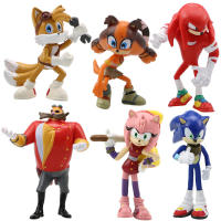 Set De 6 Figuras De Acción Sonic Película Y Televisión Personajes De PVC Shadow Taurea Muñecos Para Niños Juguetes De Animal - details 3