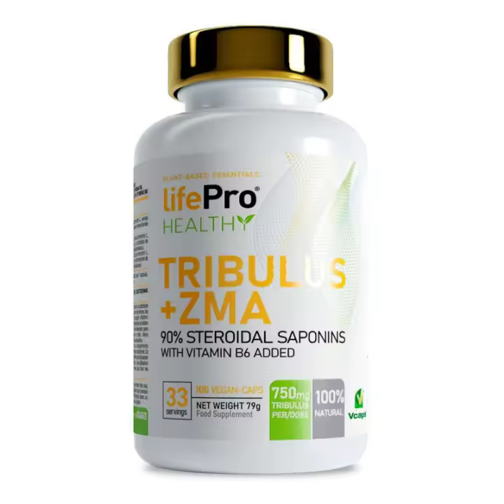 LIFE PRO NUTRITION TRIBULUS + ZMA 100 CAPS - Aumenta Fuerza y Rendimiento Físico - Incrementa la Testosterona - 1