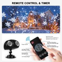 Proyector De Luz De Nieve De Navidad LED IP65 Impermeable Iluminación Dinámica De Nieve Navideña Con Control Remoto - details 2