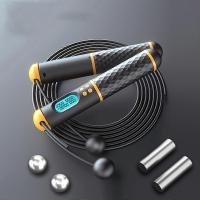 Cuerda de saltar con Contador, Cuerda de Salto de velocdad para adultos con Contador de calorías Para Perder peso, Cuerda de fitness con rodillos de Bolas para principios - details 3
