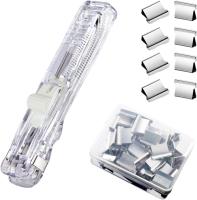 Clavadora Mini De Acero Inoxidable Con 50 Clips De Papel Y Abrazaderas De Clavija Para Oficina Y Escuela Suministros De Escritorio - details 7
