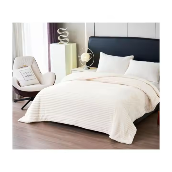 Manta Sherpa con pelo borreguito Manata Sherpa con Borreguillo de Invierno Para cama .Sofa.Multiusos,130x160cm 160x220cm 220x240cm - 1