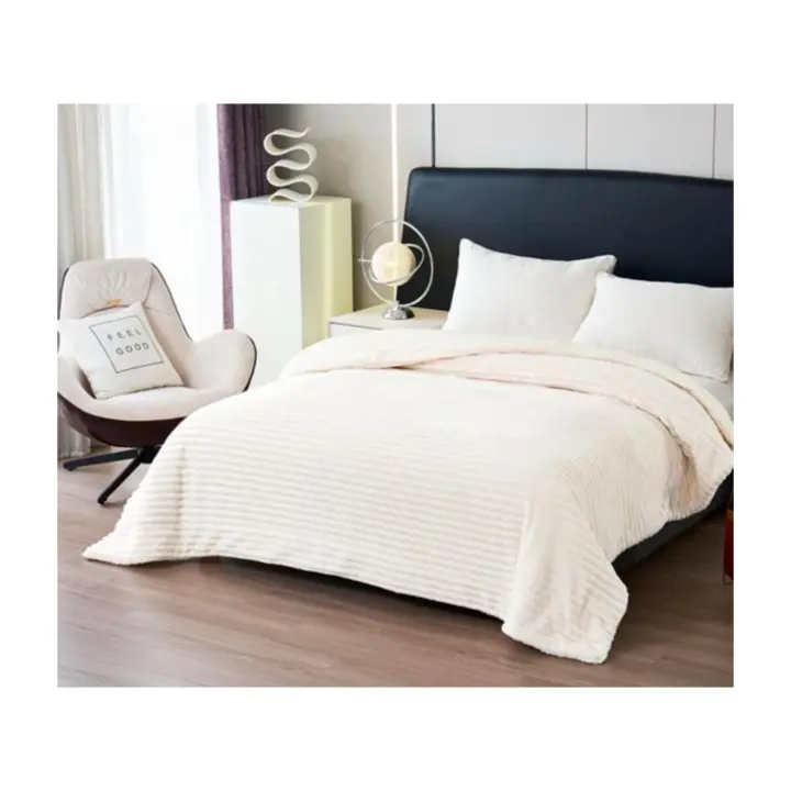 Manta Sherpa con pelo borreguito Manata Sherpa con Borreguillo de Invierno Para cama .Sofa.Multiusos,130x160cm 160x220cm 220x240cm - 1
