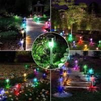 Lámparas De Jardín Solar Exterior Impermeables Para Paisaje Camino Patio Decorativas Autónomas LED Bulbo Incluido Moderno - details 11