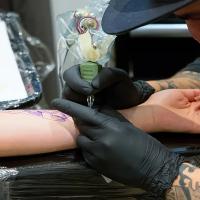 Guantes Desechables De Nitrilo Negro Para Trabajo Látex Libre De Hogar Limpieza Guantes Texturizados Para Mecánico Tatuaje Cabello Tejido Belleza - details 12