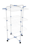 Modular 3 Tendedero de pie de Torre, de Acero, 30 m de Longitud de tendido, Color Blanco, 71 x 5 x 132 cm - details 0
