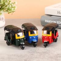 Modelo De Taxi Tuk Tuk Clásico En Escala 1:43 De Aleación De Metal Juguetes Coleccionables Vehículos Diecast Para Regalos - details 3
