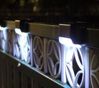 4PCS Luz Solar Para Piso Exterior IP65 Impermeable Jardín Patio Camino Puerta Solar Energía Solar Para Railing Escaleras Paso Valla - details 9