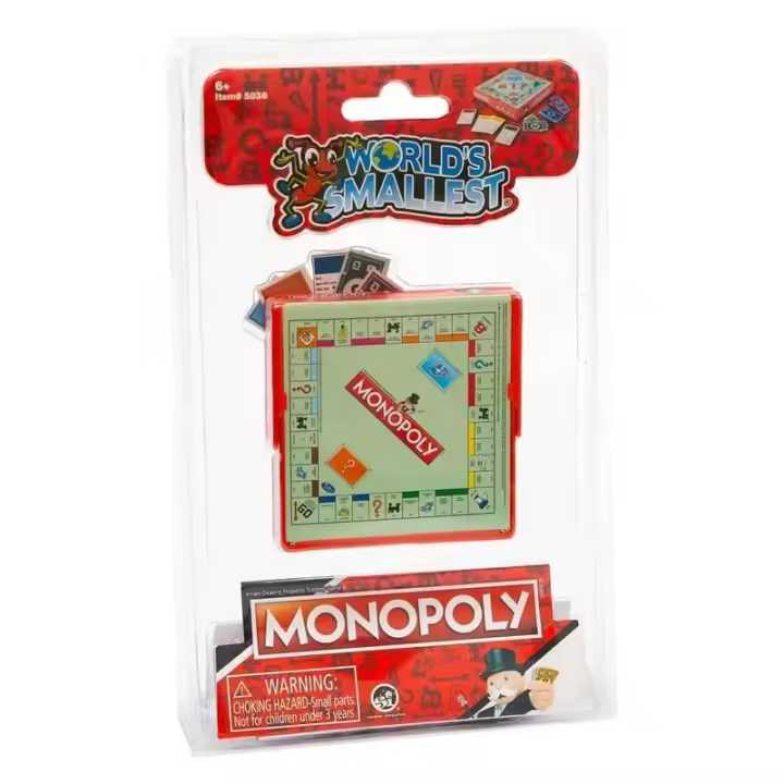 Juego miniatura World's Smallest Monopoly 5038 MADNESSTOYS - 1
