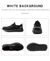 Zapatos De Seguridad Para Hombre Antideslizantes Indestructibles Protección Del Pie Antipinchazos Antideslizantes Suela De Goma Mesh Superior Zapatos De Trabajo - details 15