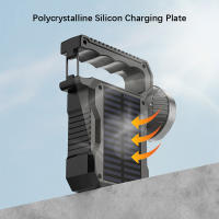 Linterna Solar Recargable Portátil Con Luz De Trabajo COB Y Farol De Buscaminas Para Camping Pesca Y Emergencias Luz De Luces Exteriores - details 1