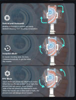 Stabilizador Gimbal A10 Con Tripé Y Luz De Rellenado Para Smartphone Vlog Video De iPhone Telescopio Roda Removible Para Grabación De Video - details 6