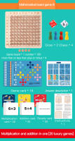 Juguete Educativo De Madera Para Niños Tablero De Matemáticas Montessori Tabla Del Multiplicar 99 Regalo Ideal Para Aprendizaje De Aritmética - details 3