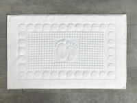 Toalla De Baño De Algodón 100% Blanca 50x80cm Antideslizante Para SPA Y Habitación De Hotel Toalla De Bañera Azul De Alta Calidad - details 2