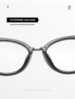 Gafas De Ojos De Gato Oversized Para Mujer KAMMPT Montura Vintage Redonda De Moda 2023 Ópticas Sin Receta Accesorios De Óptica - details 10