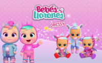 Bebes Llorones Dressy Fantasy Jenna, Muñeca Interactiva que Llora de Verdad con Pelo a Peinar, Ropa para Vestir y Accesorios, Juguete y Regalo para niños y niñas +1 Año - details 0