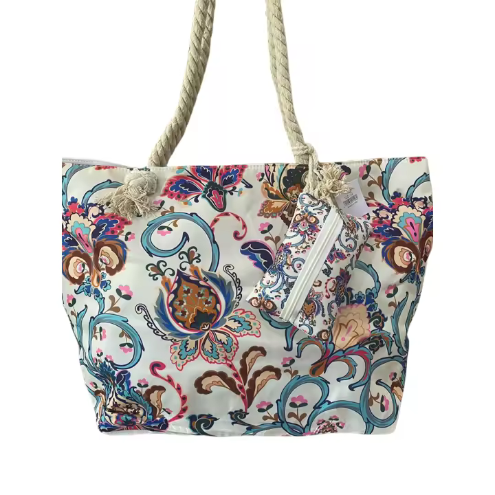 55x36cm Bolso de Playa Grande Impermeable Bolsa de Playa (Envíos en Colores Aleatorios) para Mujer Totalizador con Asas para Playa - 1