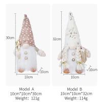 Muñeca De Navidad Sin Cara Con LED Luz De Navidad Colgante De Elfos De Peluche Regalo De San Nicolás Para Noche De Navidad - details 1