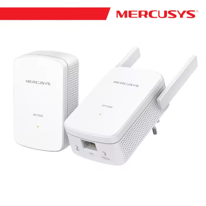 Kit Powerline Homeplug AV2 hasta 1000Mbps y Wi-Fi 300Mbps - 1