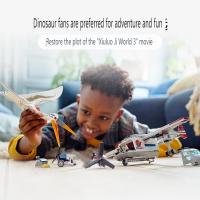 Bloques De Construcción Dinosaurio Mundo Serie Parque Caza Tormenta Pterodáctilo Avión Para Niños Juguetes Educativos Regalos De Vacaciones - details 2