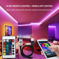 Tira De Luces LED RGB USB 2/3/4m 60LEDs 5V SMD 5050 Control Inteligente APP Bluetooth Fita LED Para Computador Y TV Backlight - details 3