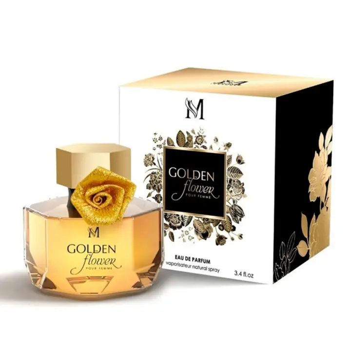 GOLDEN FLOWER FEMME Eau De Parfum Pour Femme 100Ml Montage spray de perfume para mujer - 1