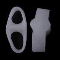 2Pcs Alivio Del Dolor De Pies Gel Pillow Separadores De Dedos Silicona Inodoros Corrección De Valgus Hallux Alineación De Silicona Para Uñas Bunion - details 0