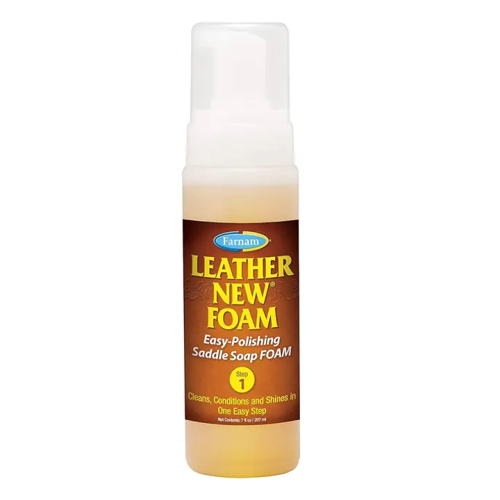 LEATHER NEW® Foam 207 ml jabón para accesorios de cuero para caballos Vetnova - 1