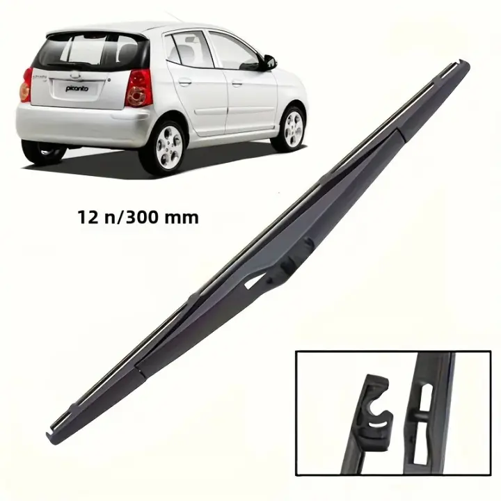 Limpiaparabrisas Trasero 12" Para KIA Picanto Morning MK1 Naza Suria SA Hatchback 2004-2011 Pieza De Repuesto De Limpiaparabrisas De Ventosa De Goma - 1
