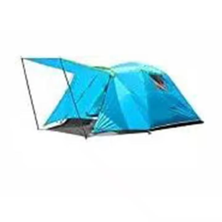 Tienda de campaña Hodlex para exteriores, duradera, impermeable, para familias, de gran tamaño, fácil de instalar, para 4 personas, con porche, de doble capa - 1