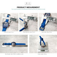 Reloj De Cuarzo MINI FOCUS Para Hombres Con Dial Tonneau Deportivo Y Correa De Silicona Naranja Cronógrafo Resistente Al Agua Con Manos Luminosas Fecha Automática - details 0