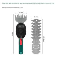 Cortacésped y setos inalámbrico de 7,2 V, cortacésped 2 en 1, mango giratorio de 180° con cuchillas de corte y cuchillas de corte para cortar setos, césped - details 4