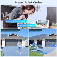 Cámara De Seguridad IP Inalámbrica 4K 8MP HD Con Lente Doble Y WiFi PTZ Cámara Exterior De Vigilancia Automática iCsee Para Calle - details 14