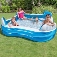 Piscina hinchable INTEX con asientos 229x229x66 cm - 990 l - details 1