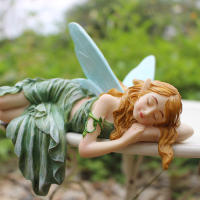 Estatua De Ángel Del Arte 1PC Decoración Para Jardín Soñado Regalo Perfecto Para San Valentín Material De Resina Tamaño Único - details 7