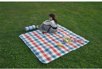 Manta De Camping Impermeable Con Correa De Cuero Manta De Playa Rectangular Con Estampado Colorido Para Picnics Y Barbacoas Alfombra De Descanso Para Dormitorio - details 3