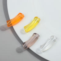 15pcs Cuentas De Acrílico Colores Variados Tubo De Bambú Grueso 11mm Codo Transparente Para Creación De Joyería Pulseras Y Collares DIY - details 12