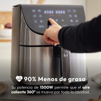 MasterPro ROCKET 700 - Freidora de Aire 1800W 7L - 12 Programas - Pantalla LED Táctil - Temperatura Ajustable - Recetario Online - Fácil Limpieza - details 2