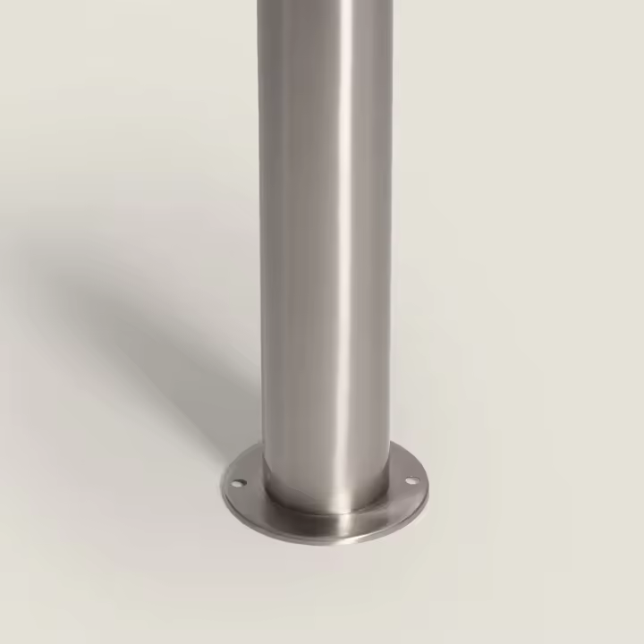 Ledkia Baliza Exterior Superficie Pie 50cm Acero Inoxidable Martin Gris - 1