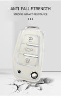 Funda De Llave De Coche TPU Para Audi A3 8L 8P A4 B6 B7 B8 A6 C5 C6 4F RS3 Q3 Q7 TT 8L 8V S3 Protector De Porta Llaves Sin Clave - details 7