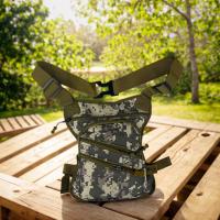 MEJORADA DL-54 Bolsa táctica de pierna y cintura, multiusos para exteriores, senderismo, ciclismo y motocicleta. Disponible en colores sólidos y estampados de camuflaje. - details 12