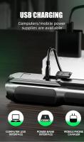 Lámpara De Mano LED De Alta Potencia Para Auto-Defensa Recargable Por USB Fuente De Luz Potente Para Protección Personal - details 4