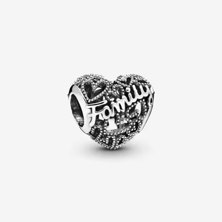 Charm Pandora Corazón de familia - 1