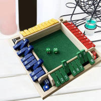 Juego De Mesa Deluxo Con Dados Para 4 Personas Juego De Cartas De Cierre De Caja Con 10 Números Para Adultos Y Familias Fiesta Club Bebida - details 8