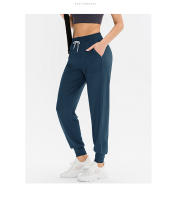 2023 Pantalones Deportivos Casuales Para Mujer Quick Dry Con Bolsillo Y Cordón Cinturón Para Gimnasio Y Yoga - details 7