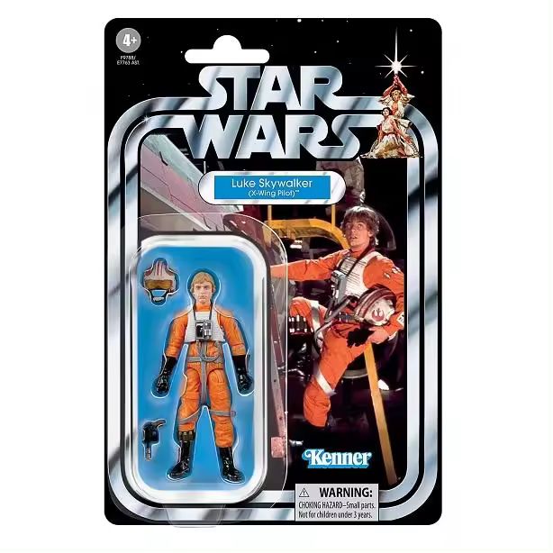 Hasbro STAR WARS Figura Luke Skywalker X-Wing Pilot Kenner Retro Colección - 1