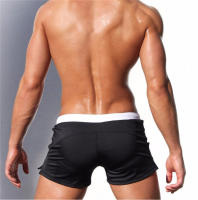 Shorts De Natación Para Hombre Con Cordón Y Encaje Transpirable Cintura Elástica Secado Rápido Para Playa Y Piscina Estilo De Verano - details 9