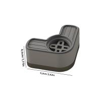 4 Piezas De Almohadillas Antideslizantes Para Lavadora Y Secadora Previene El Movimiento Y El Ruido Del Lavado - details 6