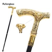 Bastón Decorativo De Elefante Dorado Elegante 35 Pulgadas Aleación De Lujo Para Cosplay Steampunk Y Fiestas De Disfraz - details 3